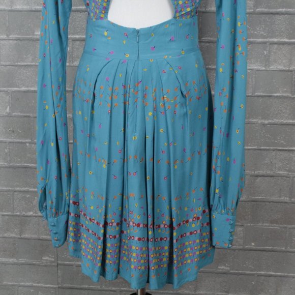 Free People Printed Long Sleeve Dress - Picture 7 of 12